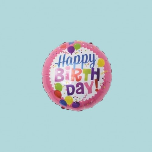 Doğum Günü Folyo Helyum Balon No:1 (Ek Ürün Olarak Satılır)