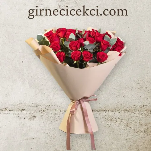 25 Kırmızı Gül Buketi 25 Kırmızı Gül Buketi
