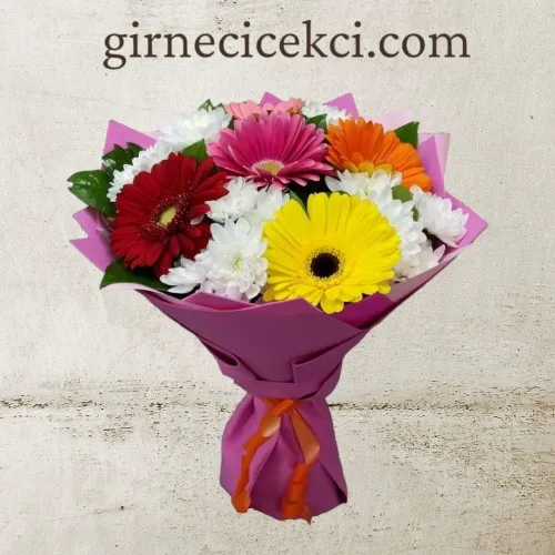 Krizantem ve Gerbera Buketi Krizantem ve Gerbera Buketi
